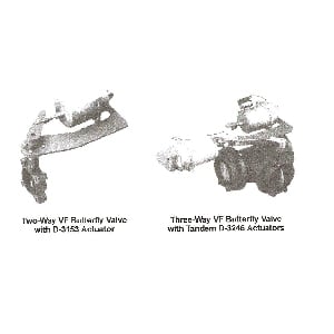 D-3152 D-3244 D-3246 Pneumatic Actuators for VF Series Butterfly Valves