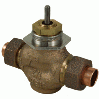 VB-7214 2 Way 1/2" - 2" Globe Valves (Union Sweat Ends)