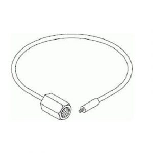 Gauge tap adaptor f/ T15 T16 1/8 MPT gauge to stat