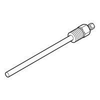 Copper Well, 3/8" x 7-1/32" w/ 1/2" NPT bushing