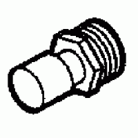 1/2 in.D, 1-1/16 in.L, Swt Female Tube & Nut