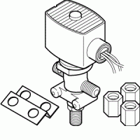 Solenoid Air Valve, 24 Vac, .59 scfm,
