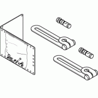 2 connectors, splined crank, 1/2"crank, bracket