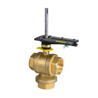 2" 3Way Mix Ball NPT Brass 23.9Cv