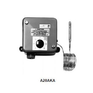 A28 Two Stage Industrial Thermostat Water & Dusttight