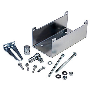 Remote mounting kit (horizontal) with crankarm