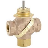 VB-7313-0-4-02 3-Way 1/2" Mixing Valve Threaded NPT 2.2 Cv