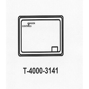 T-4000-3141 White Plastic Cover no Thermometer Horizontal 1 window