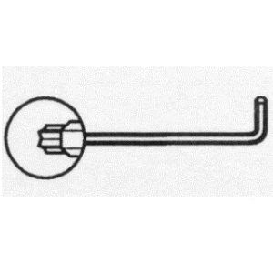 T-4000-629 Wrench for tamperproof screws