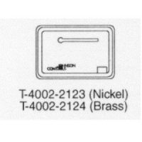T-4002-2124 Metal Cover Horizontal - Brass
