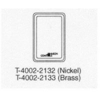 T-4002-2133 Metal Cover Verticle Brass