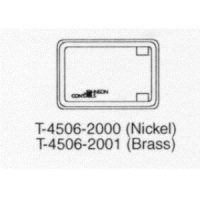T-4506-2001 Metal Cover Horizontal, No thermometer, Dual Windows, Brass