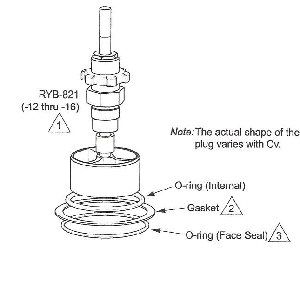 2 1/2" Valve Repair Kit Cv 56