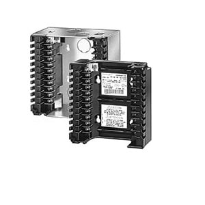 Q7800 A and B 22-Terminal Universal Wiring Subbase and Q7800F Adapter Subbase